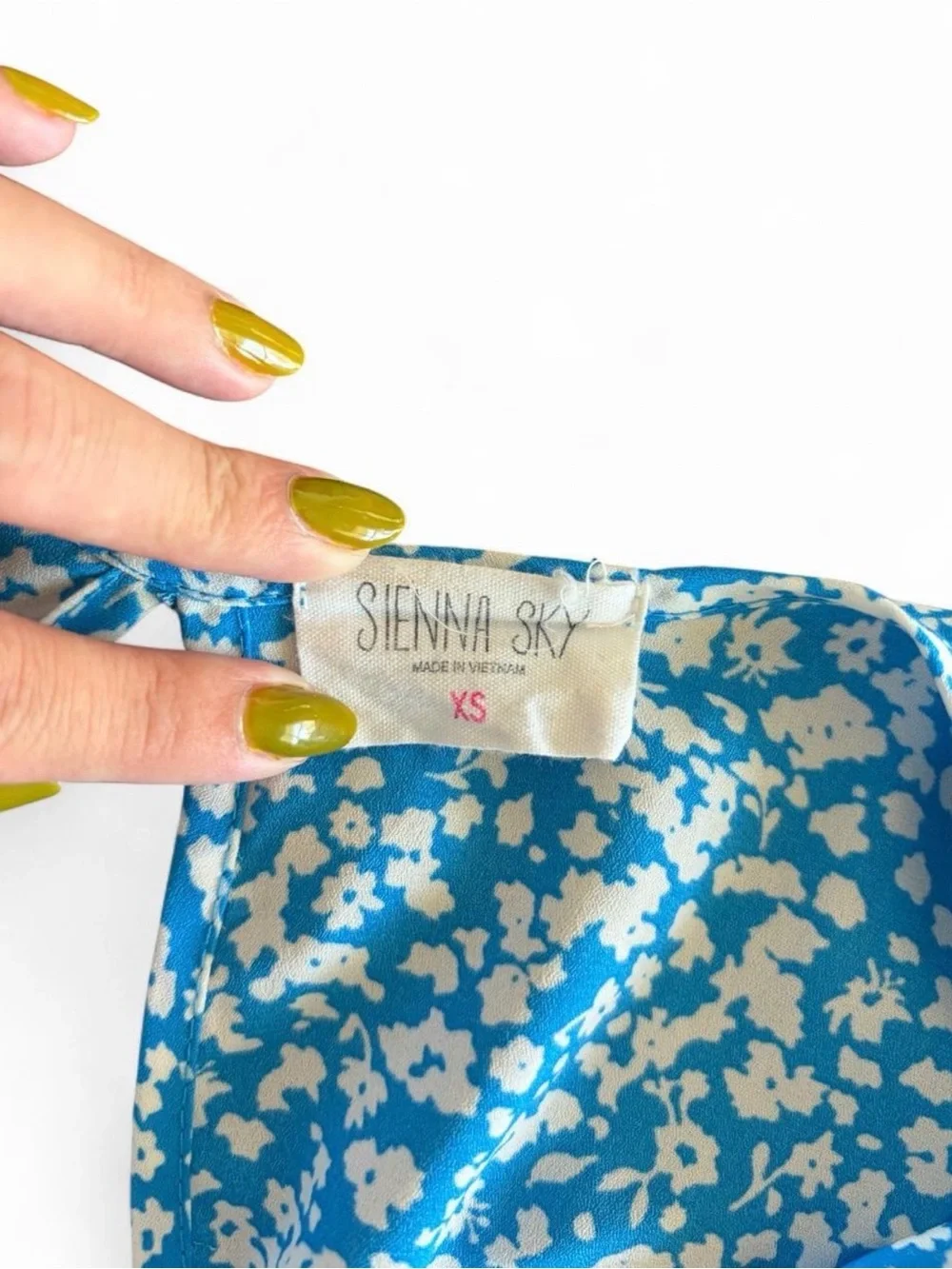 Blue Floral Maxi Dress - Women's Summer Dress